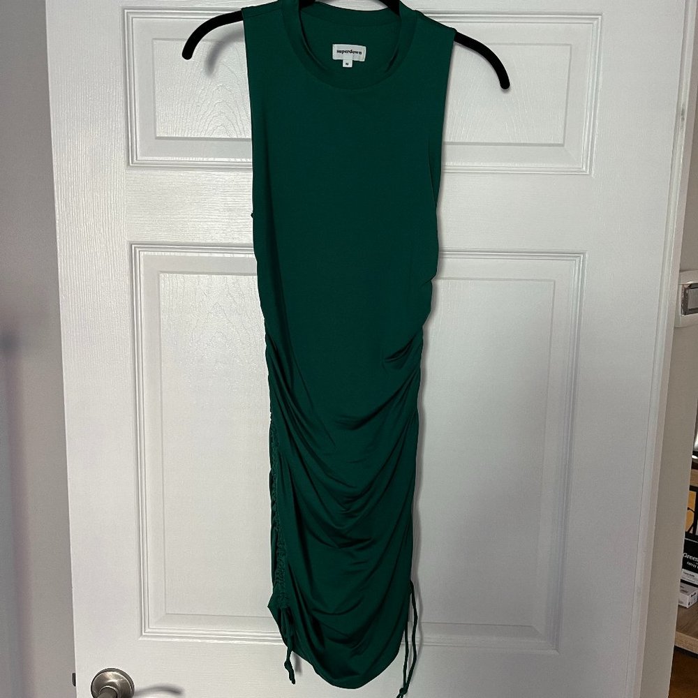 Superdown Cory Ruched Side Dress - Picture 3 of 4